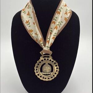 Brass Beehive Horse Medallion